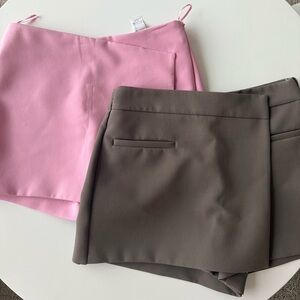 Zara skorts medium set of two